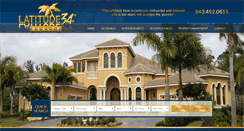 Desktop Screenshot of latitude34realty.com